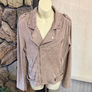 Pixley Women's Soft Tan Faux Leather Jacket